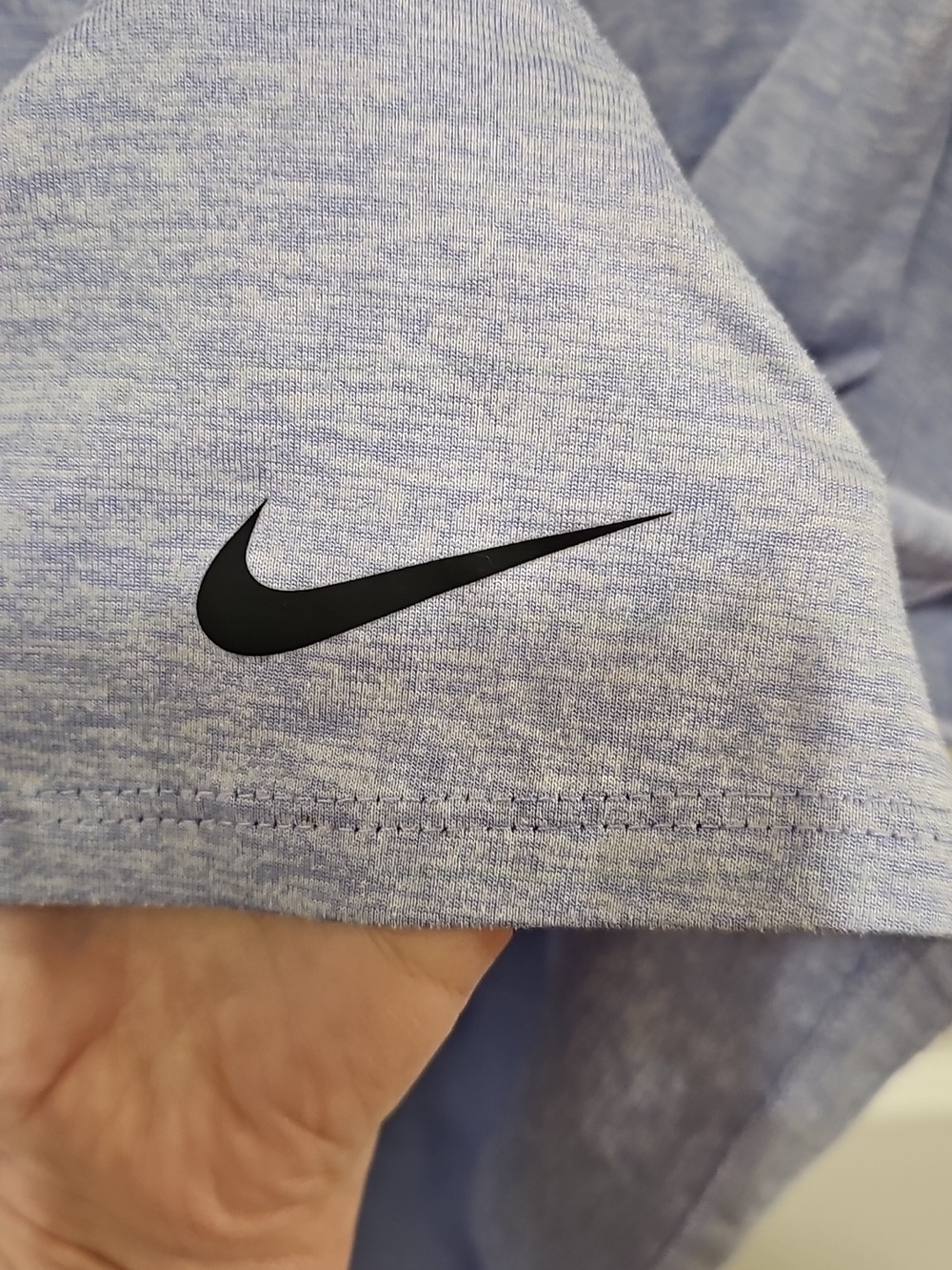 Nike Light Blue Drifit Women's Scoop Neck Tee - Picture 4 of 8